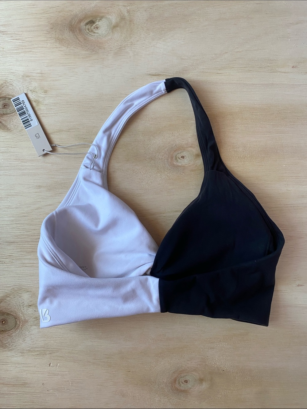 Poshknit Twist Halter Sports Bra - Picture 4 of 7